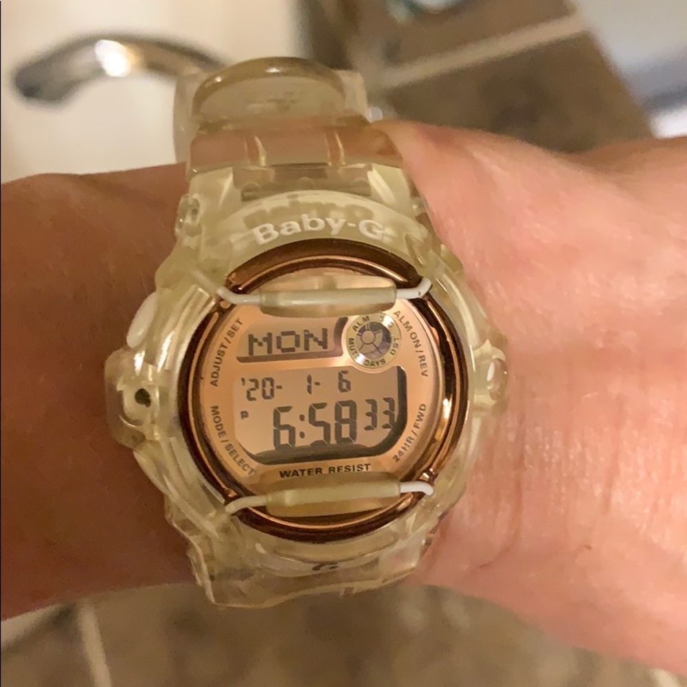 G-Shock Baby-G - Transparent/Rose Gold